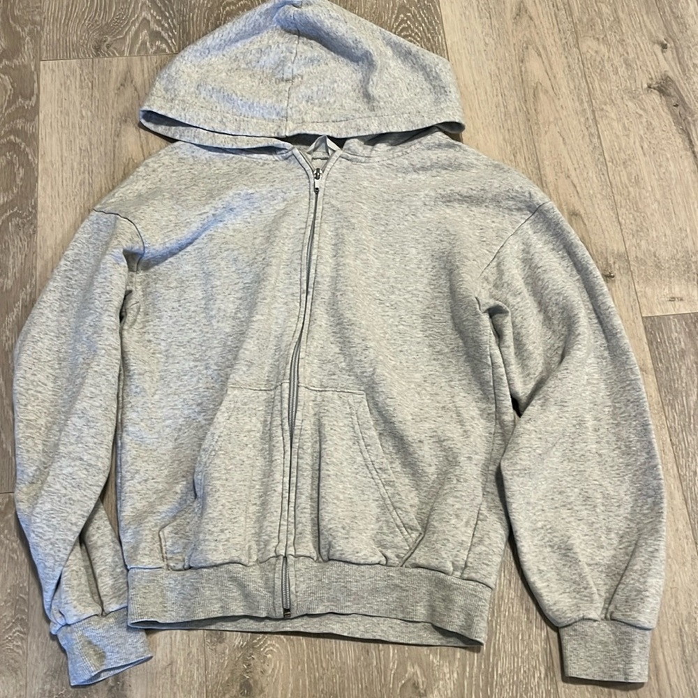 Zip up grey hoodie from H&M